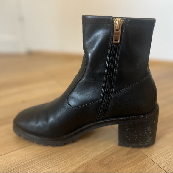 Coach Joy Black Leather Bootie - Picture 6 of 7